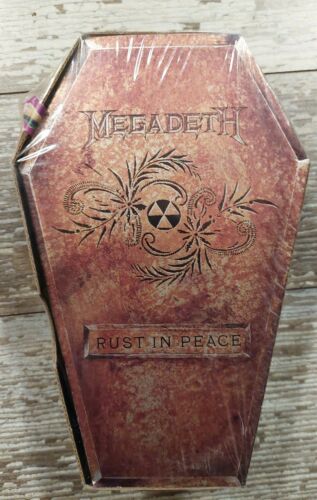 Megadeth Rust in Peace CD 1990 Capitol Records Promotional Promo Coffin SEALED 