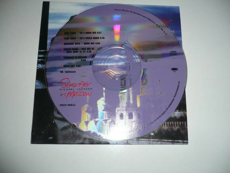 Michael Jackson   cd promo Stranger in Moscow p  dic smile PRCD 96812     