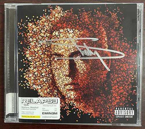 Eminem Relapse CD Signed Autographed