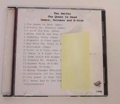 The Smiths The Queen Is Dead UNRELEASED DEMOS Original cd  Morrissey rare promo