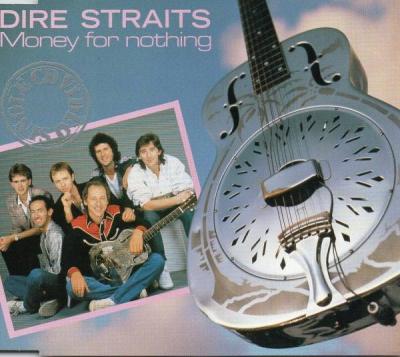 DIRE STRAITS money for nothing RARE CD VIDEO SINGLE PROMO