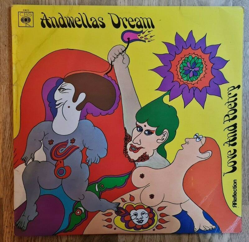 Andwellas Dream LP Love And Poetry UK CBS 1st Press PSYCH GEM FULLY PLAYGRADED