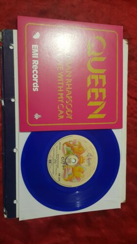 Queen Bohemian Rhapsody 7  Blue vinyl Mega Rare