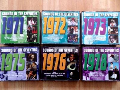 8 x SOUNDS OF THE SEVENTIES 3 CD READERS DIGEST   1971 1972 1973 1975 1976 1978 