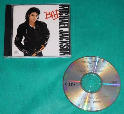 MIchael Jackson   Bad BRAZIL 1st press cd 1987 CBS 700007 