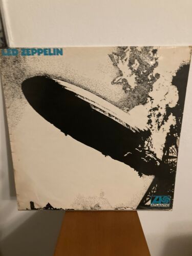 Led Zeppelin Debut Lp Rare Turquoise Sleeve 1st Pressing
