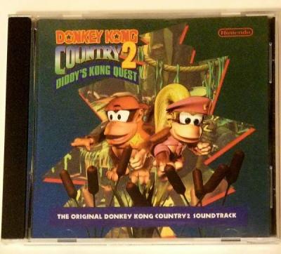 Original VERY RARE Donkey Kong Country 2 Soundtrack Diddys Kong Quest 1994 CD