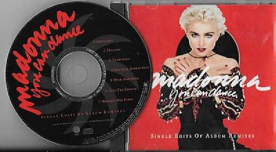  MADONNA RARE USA PROMO CD YOU CAN DANCE SINGLES EDITS OF ALBUM REMIXES