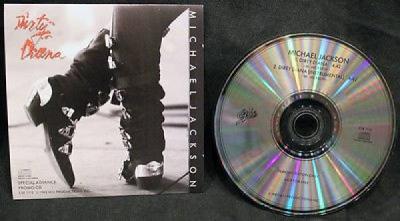Michael Jackson Dirty Diana Epic RARE Vintage 1988 DJ CD Single With Full Art   