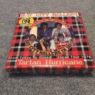 Bay City Rollers rare limited Japan 1976 live 5 CD Tartan Hurricane Tour no LP