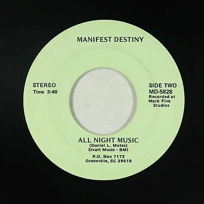 Modern Soul 45   Manifest Destiny   All Night Music I m Missing You   rare 