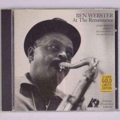 BEN WEBSTER  At the Renaissance ANALOGUE PRODUCTIONS Gold Disc Audiophile CD NM