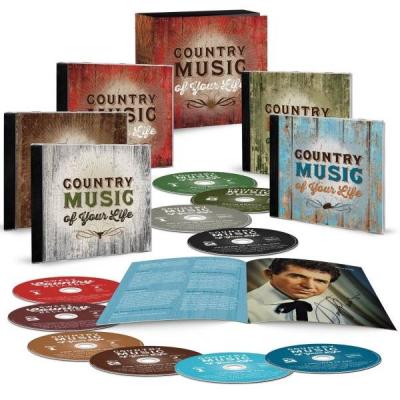 1950 1980 s COUNTRY CD SET  VARIOUS ARTISTS   COUNTRY MUSIC OF YOUR LIFE  10 CDs