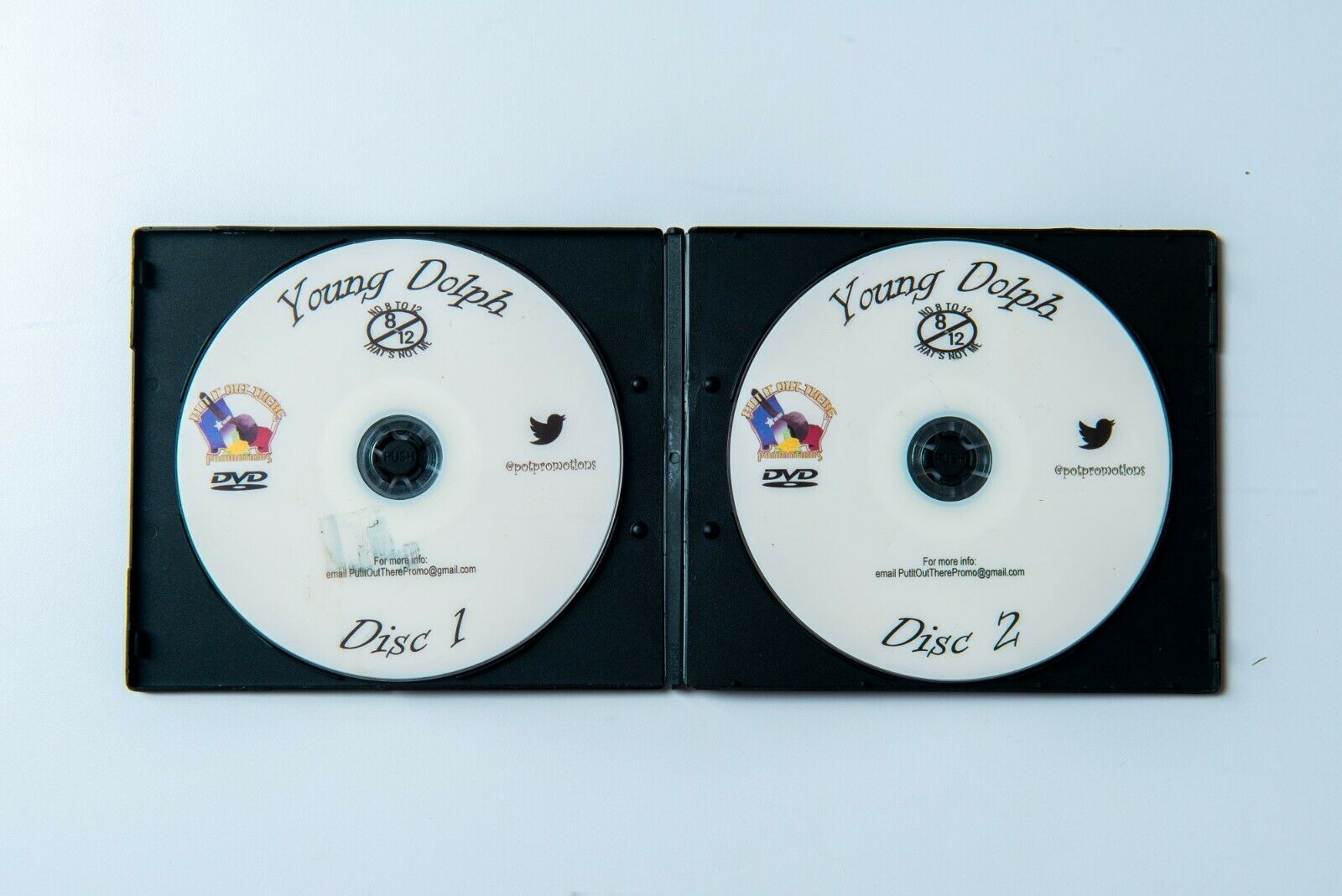 VERY RARE Young Dolph Promo Rap Memphis  No8to12TV Music Video 2 Disc CD DVD RIP