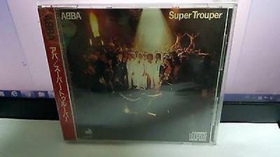 ABBA SUPER TROUPER JAPAN CD OBI 3800yen CDP 1ST PRESS