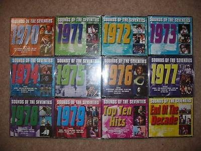 Readers Digest Sounds of the seventies  70s 12 x 3 CD  Complete Set  Some NEW 