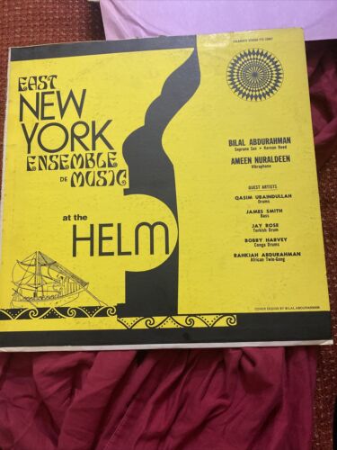 EAST NEW YORK ENSEMBLE DE MUSIC  AT THE HELM Rare SPIRITUAL FOLKWAYS LP