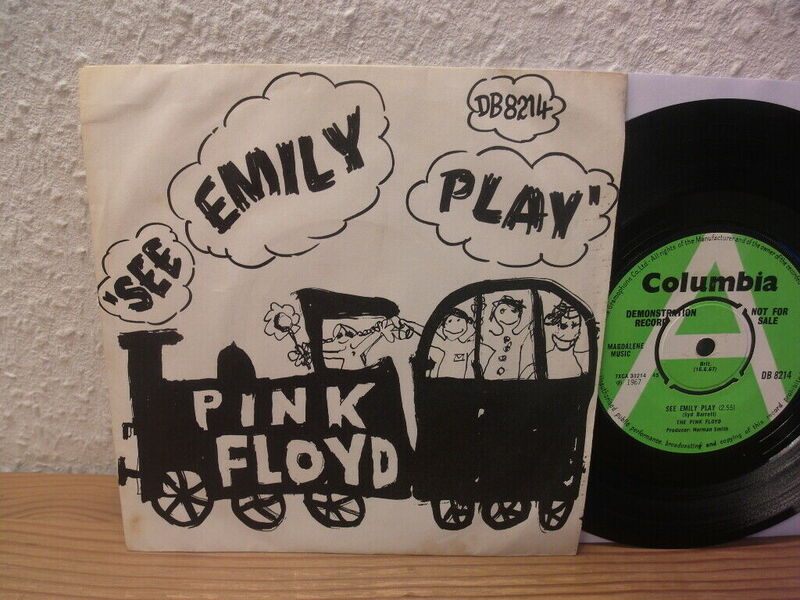Pink Floyd See Emily Play UK Demo Picture Sleeve 45 DB 8214  1967 