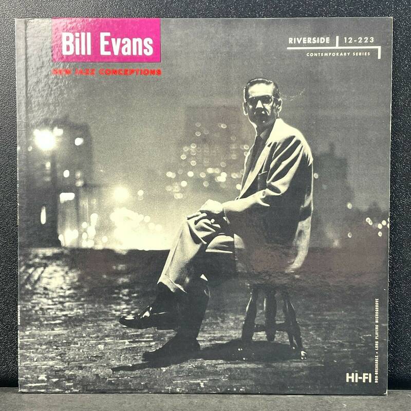 BILL EVANS New Jazz Conceptions RIVERSIDE LP 12 223 Mono White Label 1st Archive
