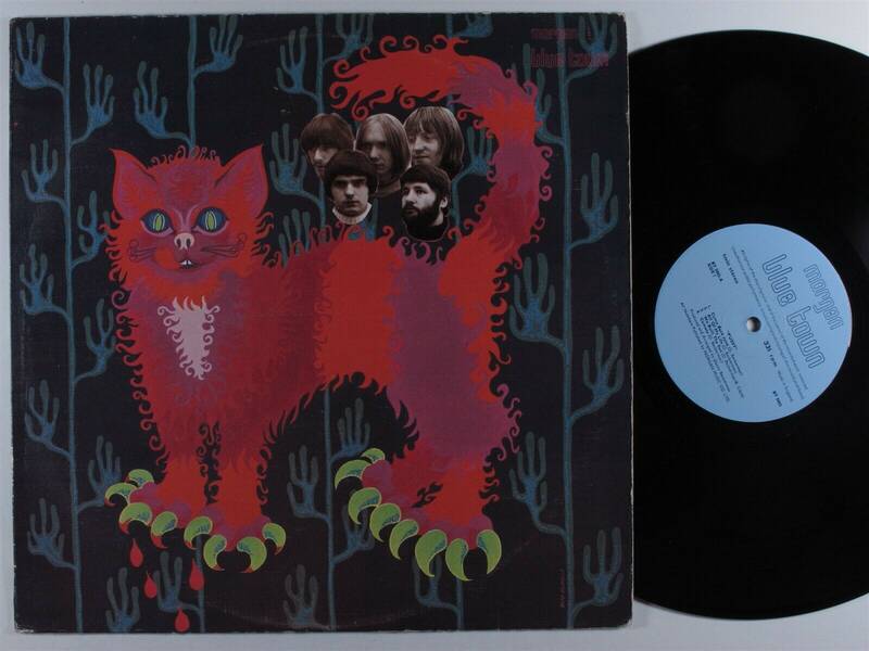 PUSSY Pussy Plays MORGAN BLUE TOWN LP VG  uk textured cover  