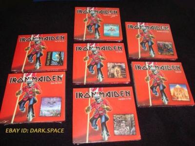 IRON MAIDEN COMPLETE SET OF 7 CD MEGA RARE BANNED CANADIAN RCMP SEALED CD