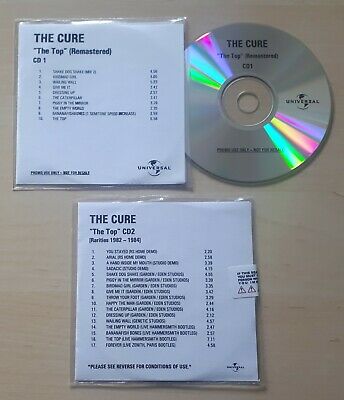THE CURE The Top 2006 UK numbered 27 track promo test 2 CD remastered