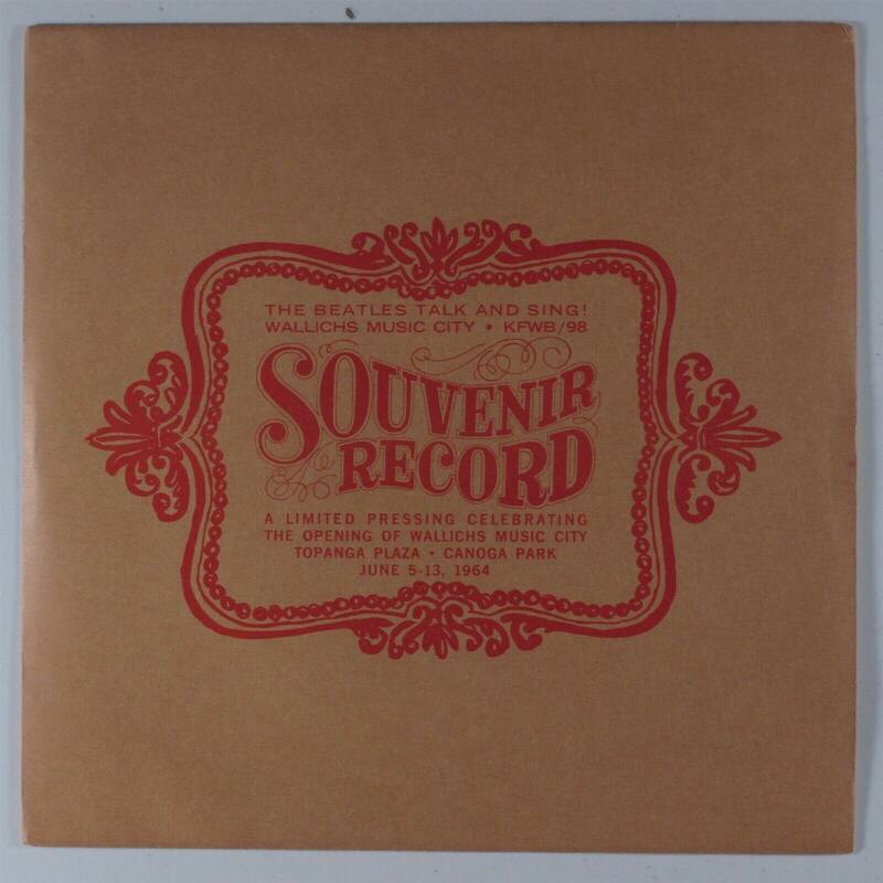Rock 45 BEATLES Talk And Sing    Souvenir Record CAPITOL SEALED picture sleeve