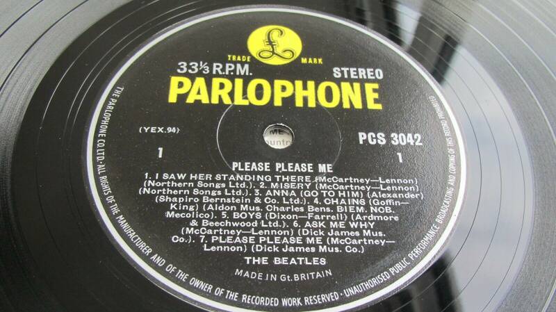 The Beatles PLEASE PLEASE ME 1963 STEREO UK LP 3rd 4th 1P   1G MINT AUDIO HEAR