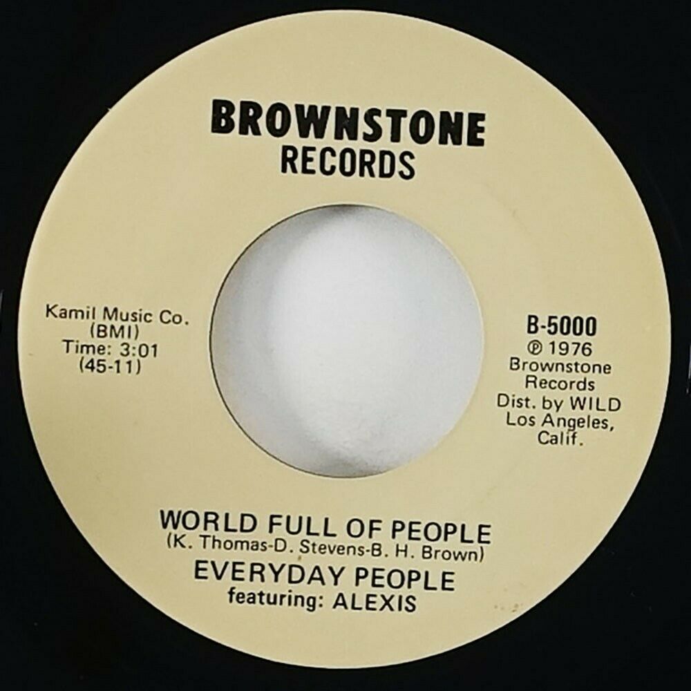 Everyday People  World Full Of People  Rare 70 s Soul Funk 45 Brownstone HEAR