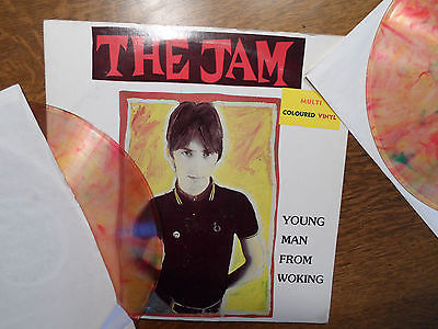 Rare    The Jam Young Man from Woking Colored Vinyl Splash 2LP Unplayed