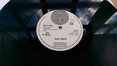  BLACK SABBATH SAME LP ORIG UK 1970 NM SWIRL VERTIGO 1ST PRESS PHILIPS CREDITS