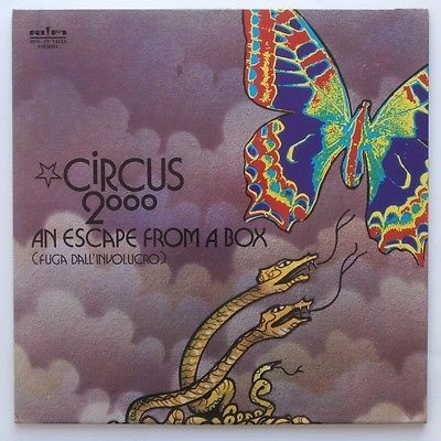 CIRCUS 2000   An Escape From A Box   RARE Original Italian Prog LP