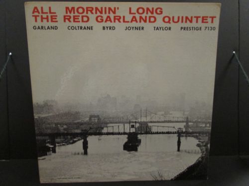 RED GARLAND QUINTET All Mornin         Long LP Original DEEP GROOVE RVG Prestige MONO