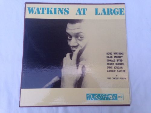 Rare  WATKINS AT LARGE Transition Jazz LP 1st Press Mono Mint Vinyl  TRLP20