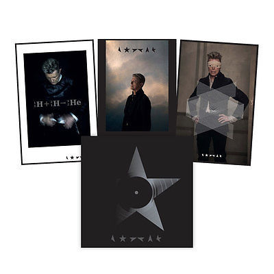 david-bowie-blackstar-clear-vinyl-lp-plus-set-of-3-lithographic-prints