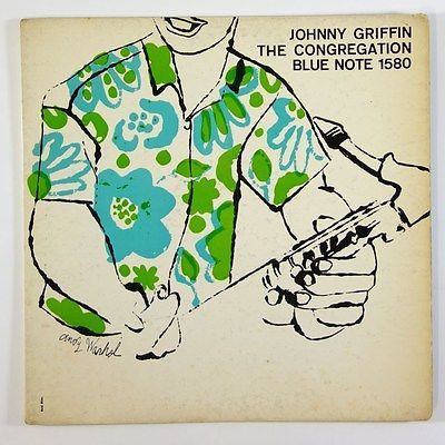 Johnny Griffin  Congregation  Jazz LP Blue Note 1580 63rd St  NYC Mono DG Warhol