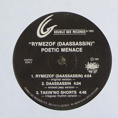 Poetic Menace  Rymezof  Daassassin   Rare Random Rap 12  Double Gee mp3