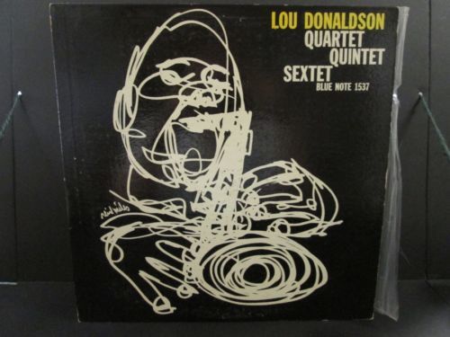 LOU DONALDSON Quartet Quintet Sextet LP Original DEEP GROOVE Blue Note FLAT LIP