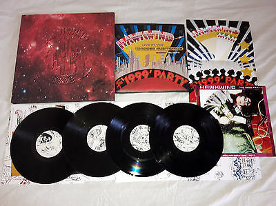 Hawkwind w  Lemmy Party 1999 Live at  the Chicago 1974 BOX 4 LP like motorhead
