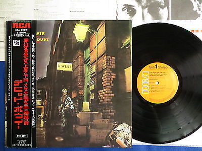 DAVID BOWIE Ziggy Stardust JAPANESE 1972 1ST PRESS LP w Obi   Insert NM   