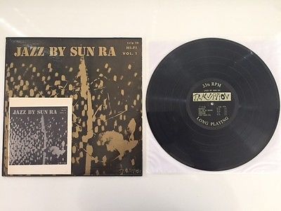 SUN RA Jazz By Sun Ra ORIGINAL 1957 TRANSITION LP w Booklet 