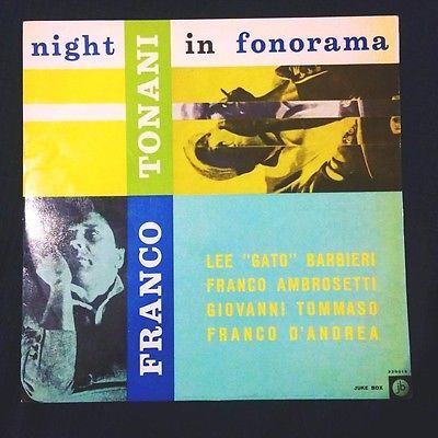 ORIG  Franco Tonani  NIGHT IN FONORAMA  LP 1964 Juke Boxe ITALIAN JAZZ MONSTER 