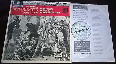 FOURNIER   SZELL Strauss Don Quixote LP SAX 2495 Columbia Orig  B S UK NM