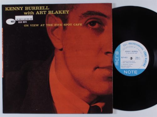 KENNY BURRELL ART BLAKEY On View At The Five Spot BLUE NOTE LP VG   mono w 63rd