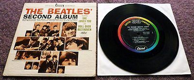 the-beatles-the-beatles-second-album-1964-capitol-33-compact-7-6-track-disc