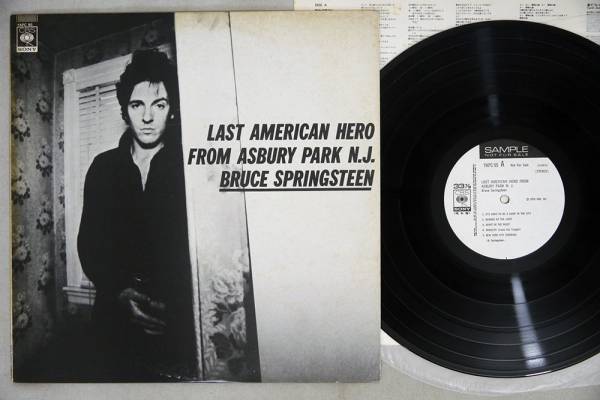 BRUCE SPRINGSTEEN LAST AMERICAN HERO FROM ASBURY PARK N J  Japan PROMO LP