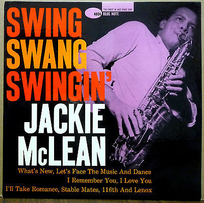 JACKIE MCLEAN  Swing Swang Swingin   BLUE NOTE Original LP 4024 SUPERB