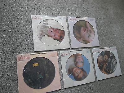 DAVID BOWIE sealed mint NUMBERED 5 LP SPECIAL LIMITED EDITION PICTURE DISC SET 