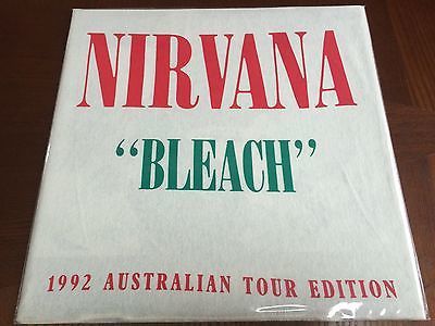 Nirvana Bleach LP Green Vinyl Green  Sliver Sleeve  92  Aussie pressing  