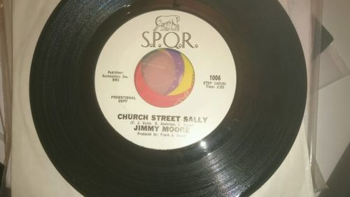 Jimmy Moore   Churchstreet Sally   Near Mint 7  Promo Vinyl 